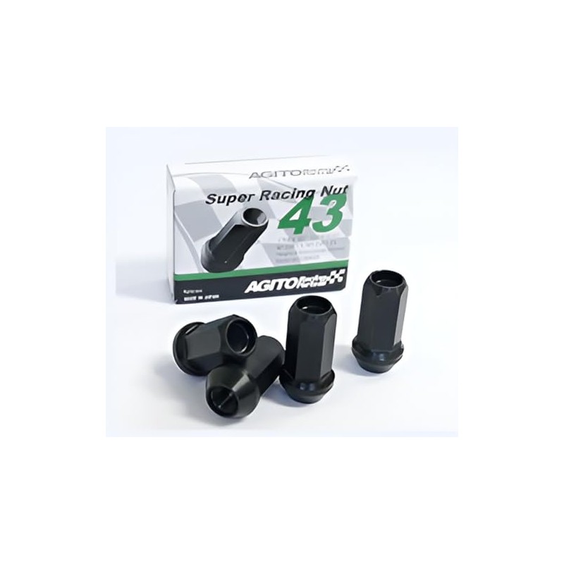 AGITO Super Racing Nut L43 Non-Piercing Racing Nuts (Chrome Molybdenum