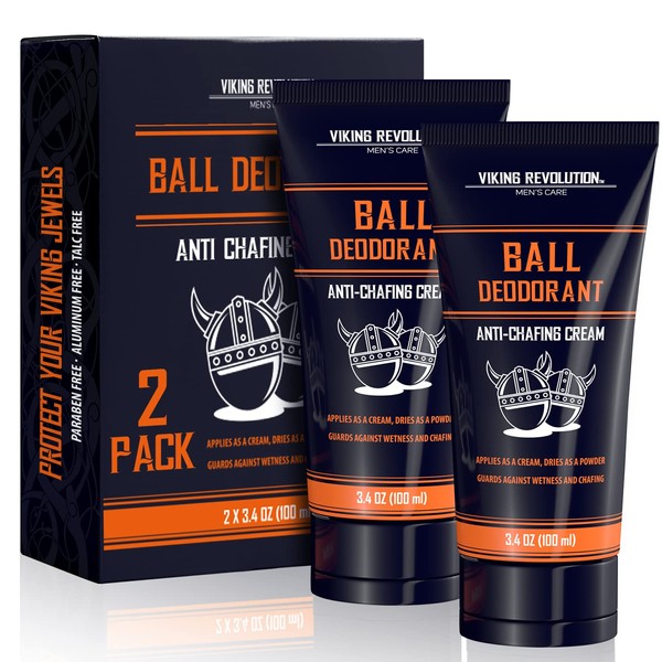 Viking Revolution Balls Deodorant for Men with Aloe Vera and