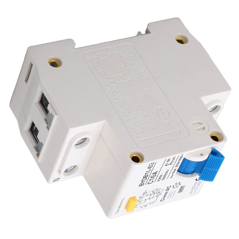 Circuit Breaker 1P+N AC 16A Residual Current Earth Leakage Protection