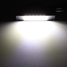 VIGORFLYRUN PARTS LTD 2pcs LED License Plate Light, Canbus Error Free White 6000K 18SMD LED Light for Peugeot 106 1007 207 307 308 3008 406 407 508 806 Citroen C2 C3 C4 C5 C6 DS3