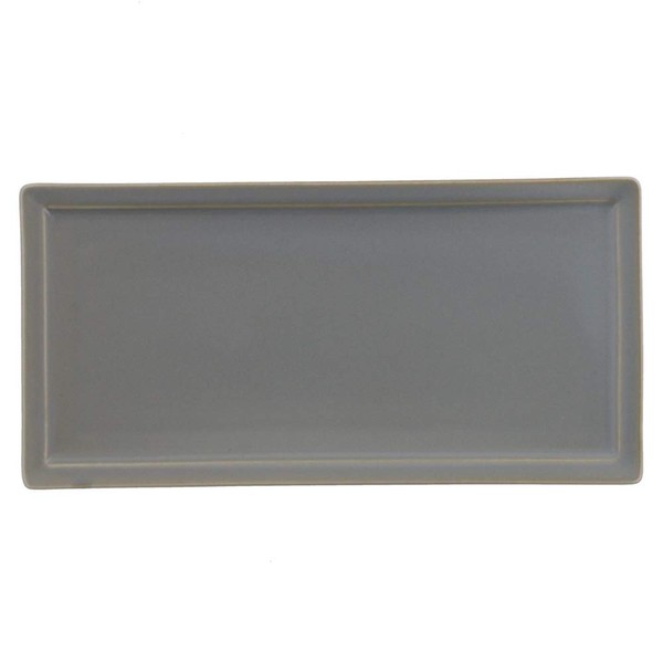 Tableware East di-013-03 Long Square Plate, Frame, Long Plate, Rectank,
