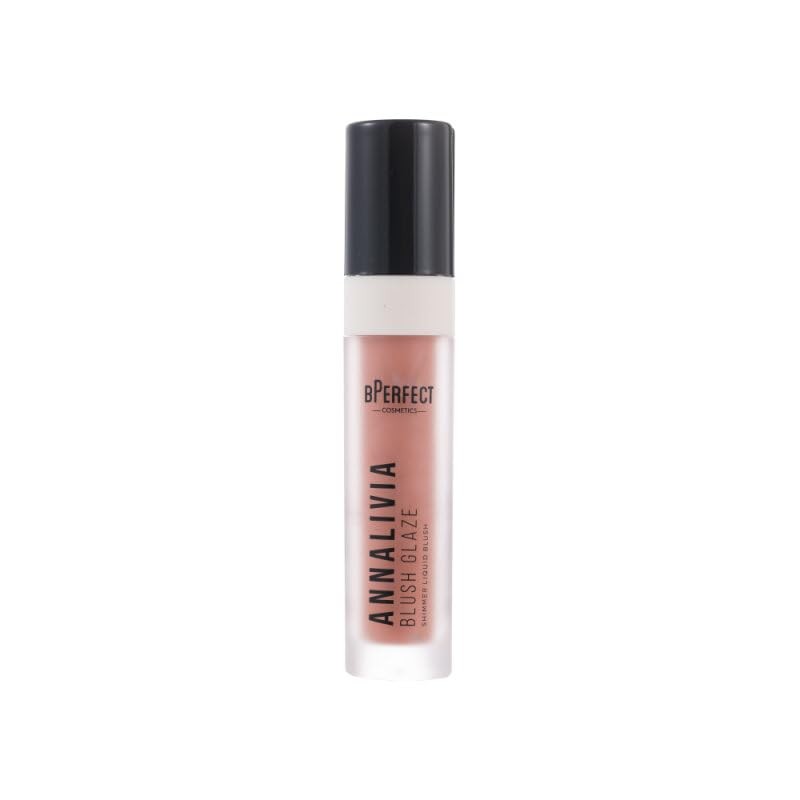 BPerfect x Annalivia Blush Glaze Shimmer Liquid Blush – Peach