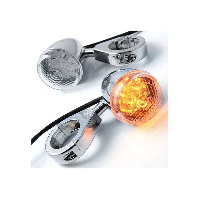 Astradepot 4x Motorcycle LED Turn Signal Light 41mm Front Rear