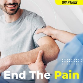 Sparthos Elbow Compression Sleeves (Pair) – Tendonitis Elbow Brace Golfer's Tennis Elbow Support for Men and Women – Arthritis Bursitis Treatment Youth Kids Athletic Sport Basketball (Blue-XL)