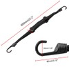 2 Pcs Motorcycle Helmet Rope High Retractable Black Luggage Helmet