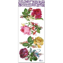 Violette Stickers Quartet of Roses