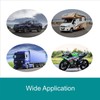 CITKOU 8Pcs Deer Whistles for Vehicles Wind Activated Black