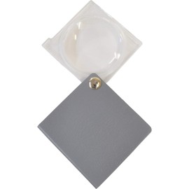 ESCHENBACH 1730-231B Portable Magnifying Glass Economic Handy Magnifier Smoke Gray Blister Pack 3.5x Magnification