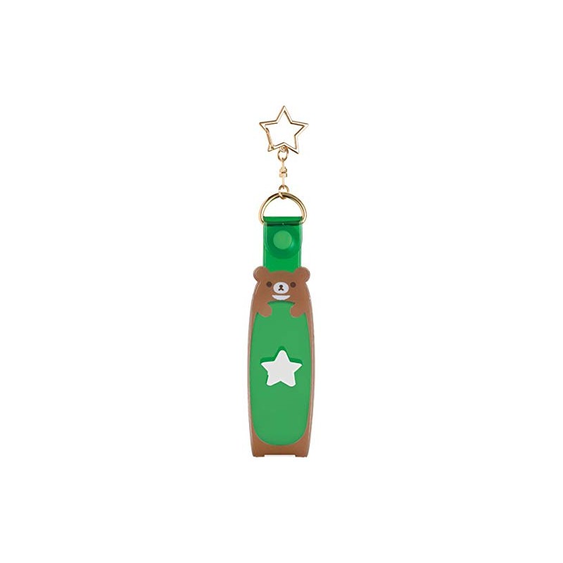 San-x Rilakkuma Gin Tape Holder, Pushing Activity, Chairoikoguma