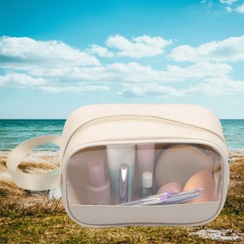 PXTIDY Catholic Confirmation Clear Toiletry Bag Confirmed in Christ Gifts Christian Confirmation Gift Religious Church Gift