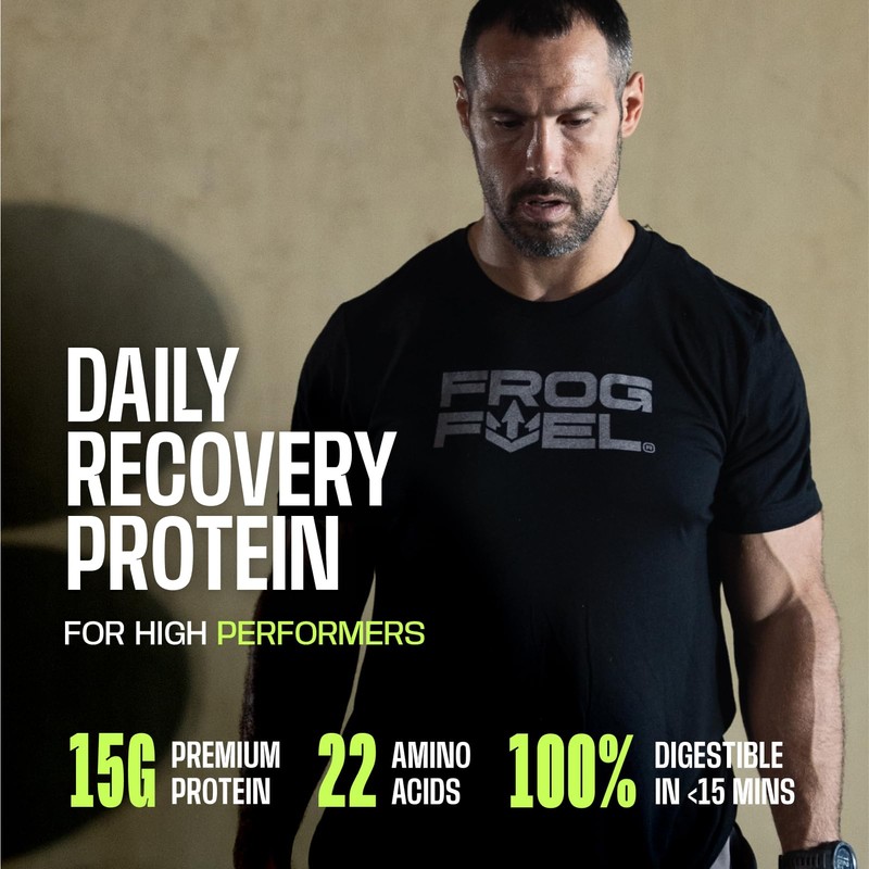 Frog Fuel Power Regular Protein Shot, 15g Protein Nano-Hydrolyzed Grass