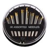 LuLiyLdJ Sewing Needles, Hand Needles, 30 Sewing Needles, Hand Sewing Needles, Embroidery Needles Including All Lengths Needed for Hand Sewing (3.1 cm to 5.1 cm)