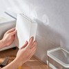 Wall Mounted Knife Block Holder 4 Slot, Self-Adhesive with Screws