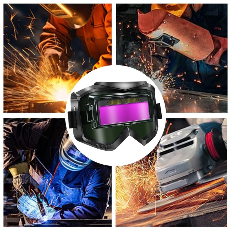 Welding Goggles for Men | Eye Protection Wrap-Around Welding Lens,Comfortable