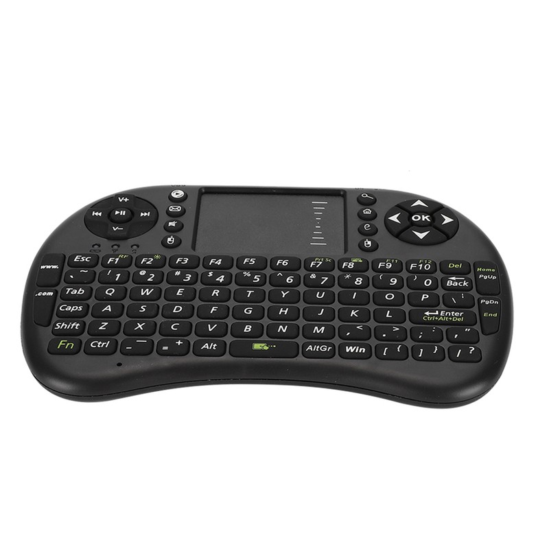 Full Keyboard Mouse Multimedia Control White Backlight 2.4G Wireless Mouse