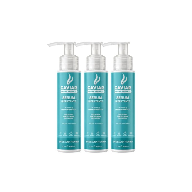 Trio Serum Hidratante para cabello | Protector térmico | Sellador