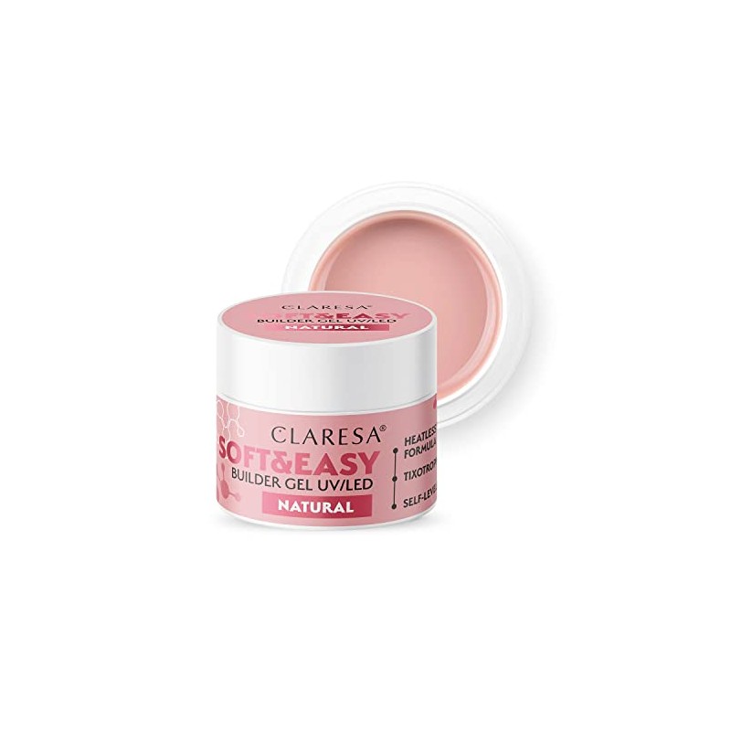 Builder Gel Soft & Easy Natural 45 g Claresa