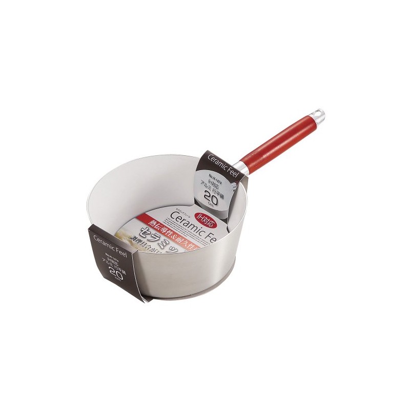 PEARL METAL H-1474 Ceramic Feel, Induction Compatible, Aluminum, 7.9 inches