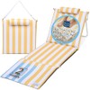 Strandmatte klappbar mit Dicker Polsterung –strandliege klappbar leicht für Strand,