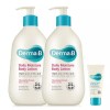 Dermabie 더마비 데일리 바디로션 400ml2개+튜브견본2개 [AC컨트롤 바디 워시 420ml (+랜덤견본2매)] Dermavit Daily Body Lotion 400ml x 2 + 2 Sample Tubes [AC Control Body Wash 420ml (+ 2 Random Samples)]