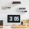 chic2click Invisible Bookshelf Set of 3 White Floating Bookshelves Metal