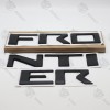 Unbranded Matte Black Raised Tailgate Letters for 2022-24 Nissan Frontier