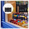 OHYER Small Hanging Chalkboard Message Board Sign Double-Sided Erasable Hanging