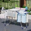 APEXCHASER Clothes Drying Rack, Foldable Gullwing Laundry Rack for Indoor