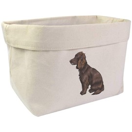 Large 'Sprocker Spaniel' Canvas Organiser/Storage Bag (OR00017878)