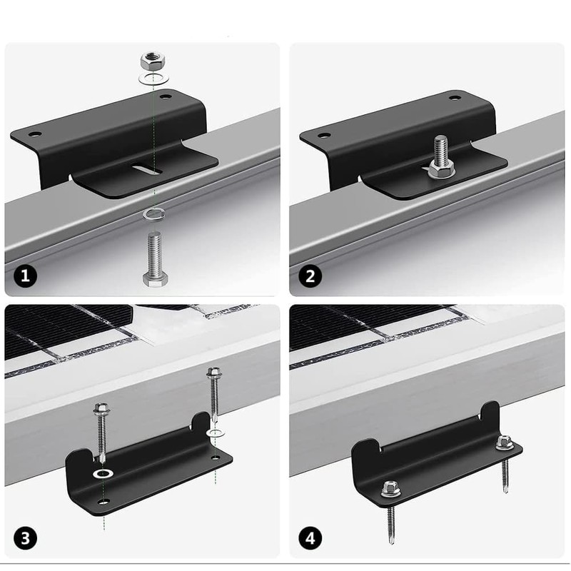 Pack of 8 Solar Panel Z Holder - Solar Panel