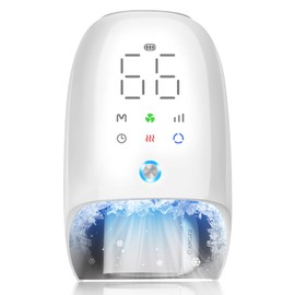 KNQZE Hand Massager with Heat and Compression, Rechargeable Touchscreen Massager with Roller Kneading for Wrist, Carpal Tunnel and Finger Numbness Relief, Gifts for Women Men Mom Dad (White)