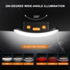 BIKACU Running Light Rechargeable 500 Lumens 5 Modes Running Lights