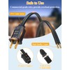 Brightever LED Outdoor String Lights, 75FT Patio Lights with 26