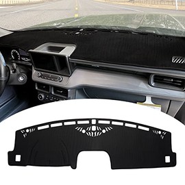 FIILINES Custom Fit for Dash Cover 2022 2023 Ford Maverick Dashboard Mat Cover Sunshade Nonslip Mesh Protector No Glare