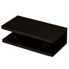 CRL Oil Rubbed Bronze No-Drill Fixed Panel Glass Clamp for