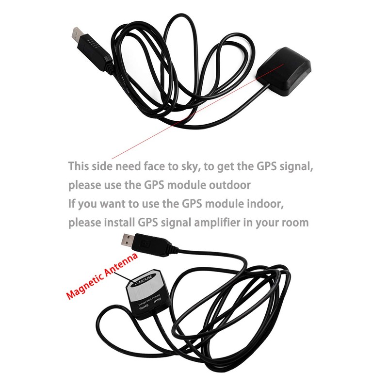 VK-162 G-Mouse USB GPS Dongle Navigation Module External GPS Antenna