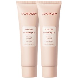 QUARXERY Gel Exfoliante Facial Limpiador con Nicotinamida - Gel Limpiador Facial Piel Grasa Exfoliante, Skin Care Purificante Profundo Reduce Poros para Piel Grasa, Seca y Mixta