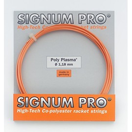 Signum Pro Unisex's Poly Plasma String Set-Orange, 1.23 mm