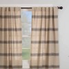 Piper Classics Mill House Stripe Black Panel Panel Curtains, Set