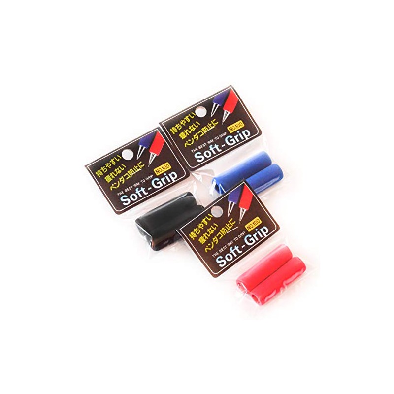 Soft Grip 3010 3-Color Set Blue Black Red Set Non-Slip
