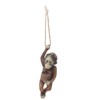 Monkey Hanging Statue, Hanging Monkey Garden Statue for Outdoors, Simulation