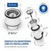VIOKS Strainer Basket Valve 70 mm with 1 Inch Drain