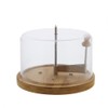 Kesper Cheese slicer with cover, material: bamboo, plastic, dimensions: diameter