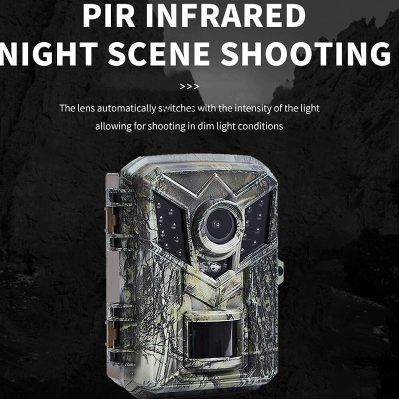 Rofawee Trail Cameras 16MP 1080P, IP66 Waterproof Night Vision Trail