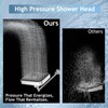 FEELSO High Pressure Rain Shower Head with handheld combo,11" Extension