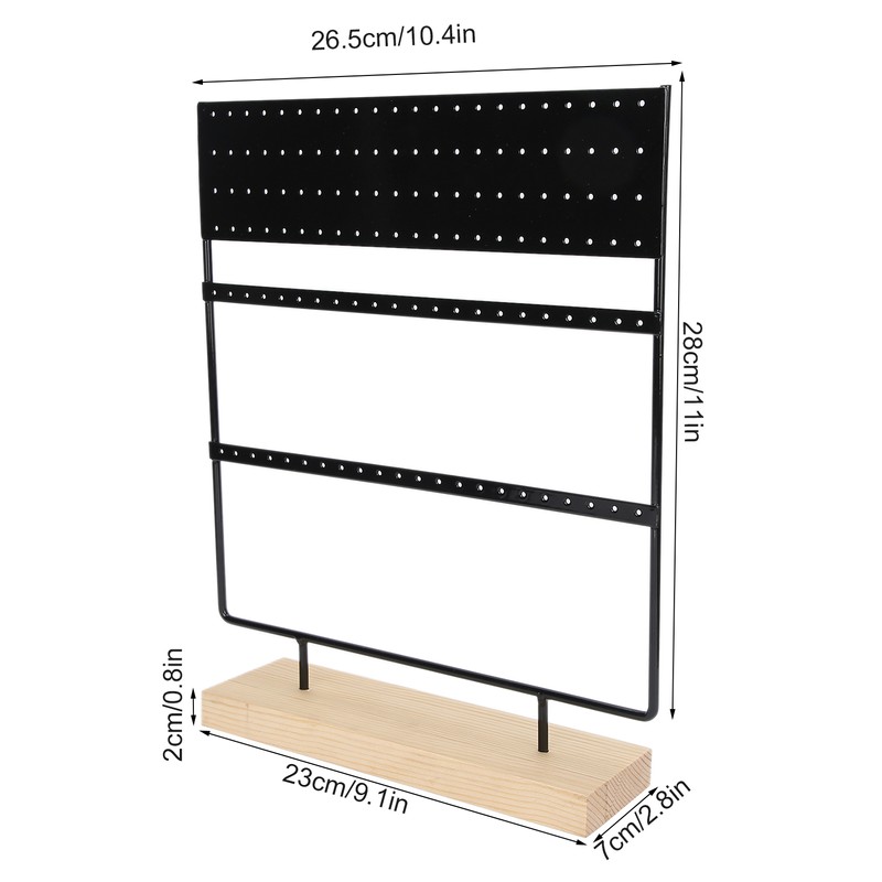 Earrings Rack Metal Ear Studs Pendant Earrings Jewelry Holder Display