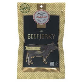 Aufschnitt Beef Jerky Original Flavor - 12 pk (2 Oz Each) | Kosher (Star-K Certified) | USDA Certified 100% Grass Fed Beef | Gluten Free, No Nitrites