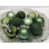 Unbranded 10 Thanksgiving Fall Christmas Green Plastic Christmas Ornaments Decor