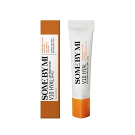 SOME BY MI V10 Hyal Lip Sun Protector Clear - Pack of 2, 13g Korean Tint Glow SPF 15 Sunscreen Lip Balm for Dry and Sensitive Lips Moisturizes & Moisturizes Korean Skin Care Item with Hyaluronic Acid