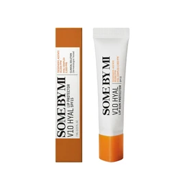 SOME BY MI V10 Hyal Lip Sun Protector Clear - Pack of 2, 13g Korean Tint Glow SPF 15 Sunscreen Lip Balm for Dry and Sensitive Lips Moisturizes & Moisturizes Korean Skin Care Item with Hyaluronic Acid